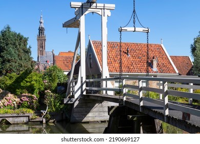 Cityscape Of The Idyllic Town Of Edam In Holland.