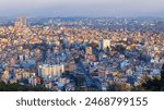 Cityscape of Kathmandu City From Swayambhu Mahachaitya, Kathmandu, Nepal.