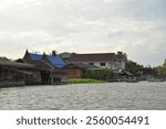 Cityscape and Landscape in Amphawa District, Amphawa Floating Market, Samut Songkhram, Thailand, Asia 