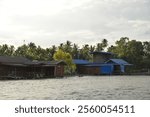 Cityscape and Landscape in Amphawa District, Amphawa Floating Market, Samut Songkhram, Thailand, Asia 