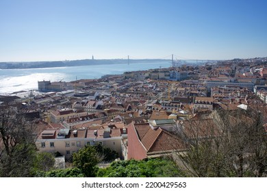 Cityscape Of Lisbon From Saint George's Castle, Portugal