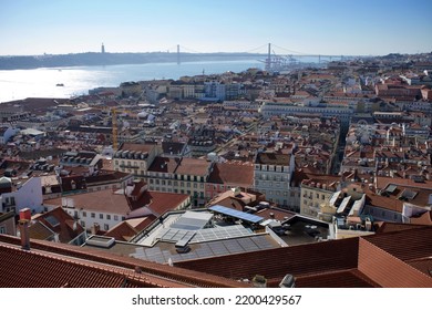 Cityscape Of Lisbon From Saint George's Castle, Portugal