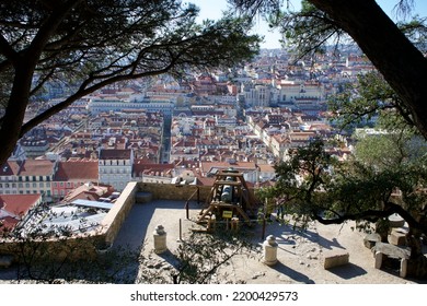 Cityscape Of Lisbon From Saint George's Castle, Portugal