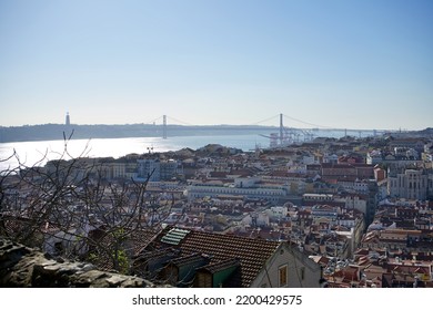 Cityscape Of Lisbon From Saint George's Castle, Portugal