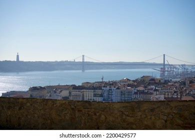 Cityscape Of Lisbon From Saint George's Castle, Portugal