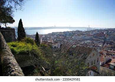 Cityscape Of Lisbon From Saint George's Castle, Portugal