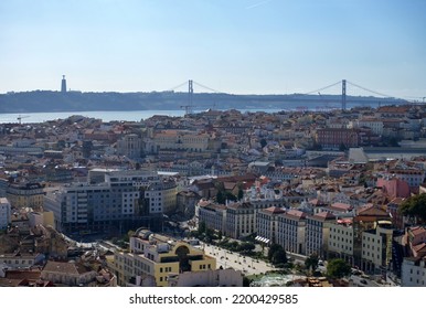 Cityscape Of Lisbon From Saint George's Castle, Portugal