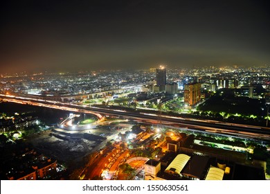 Cityscape Of Noida Uttar Pradesh Covering NH 9 And Electronic City Noida