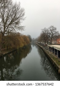 Cityscape Of Norwich, UK, From Foundry Bridge.