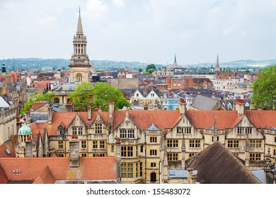 Cityscape of Oxford. Oxfordshire, England