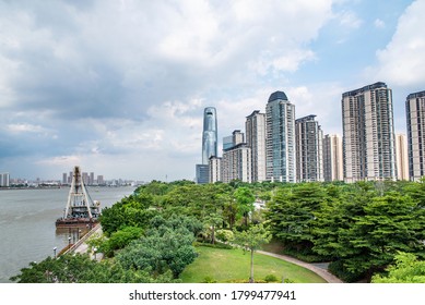 Cityscape Of Pazhou, Guangzhou, China