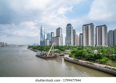 Cityscape Of Pazhou, Guangzhou, China