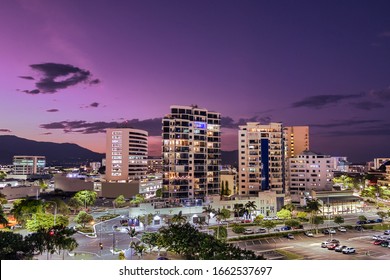 Cityscape at the Port of Cairns at dusk in Queensland, Australia. - Shutterstock ID 1662537697