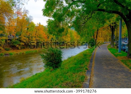 Similar – Image, Stock Photo swan lake Water Waves Lake