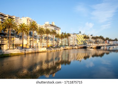 Cityscape At Sunset Of Viña Del Mar, Valparaiso Region, Chile