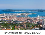 Cityscape of Toulon in a spring morning