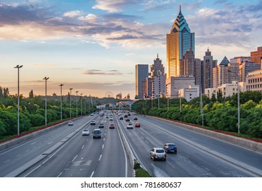 The Cityscape Of Urumqi,Xinjiang,China