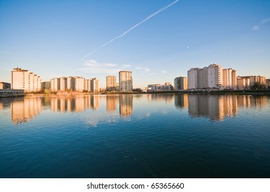 Cityscape Of Warsaw, District Praga