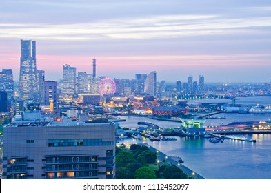 Cityscape of Yokohama Minatomirai Area in Yokohama City, Kanagawa prefecture, Japan - Powered by Shutterstock