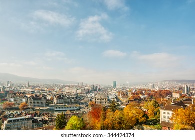 Cityscape of Zurich (Switzerland), HDR-technique