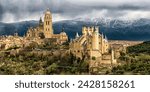 Cityview of Segovia, UNESCO World Heritage Site, Castilla y León, Spain, Europe