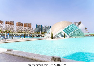 Ciudad de las Artes y las Ciencias de Valencia.Valencia City of Arts and Sciences. High quality photo  - Powered by Shutterstock