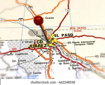 Ciudad Juarez On A Map