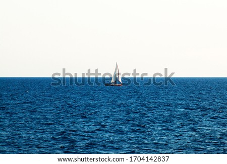 Similar – Image, Stock Photo sail away with me