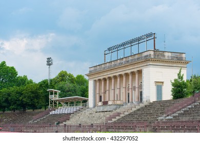 The Civic Arena Stadium In Milan Italy