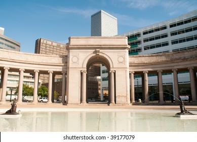 Civic Center Park Voorhies Memorial