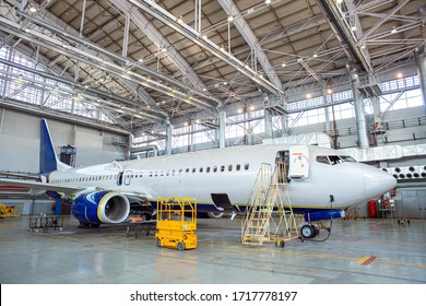 Civil Aircraft Under Maintenance Works