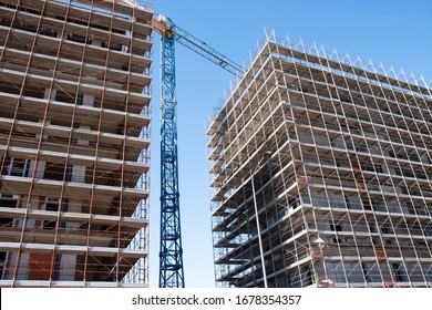 Civil building site under construction, Milan