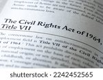 Civil Rights act of 1964 title vii written in business ethics textbook