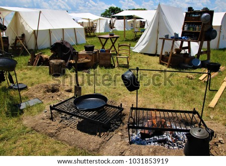 Civil War Campsite