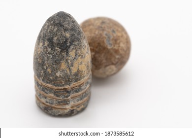 Civil War Era Minié Ball And Musket Ball