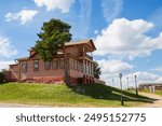 Civil War Museum, former merchant house of the 19th century. Sviyazhsk. Republic of Tatarstan, Russia