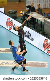 Civitanova, Italy, January 22 2020 Recupero Juantorena Osmany (cucine Lube Civitanova) During Quarter Finals - Cucine Lube Civitanova Vs Vero Volley Monza Italian Volleyball Men Cup