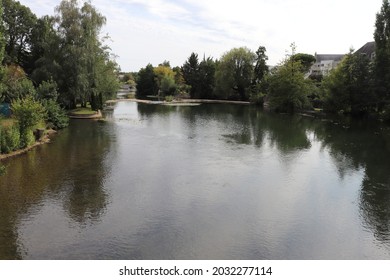 The Clain River, City Of Poitiers, Department Of Vienne, France