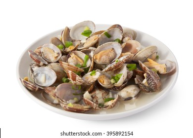 Clams Steamed In Sake Japanese Food