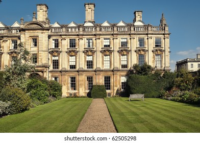 Clare College At Summer Time.