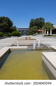 Claremont, CA - August 5 2021:  Building On The Campus Of Claremont McKenna College