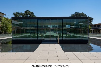 Claremont, CA - August 5 2021:  Building On The Campus Of Claremont McKenna College