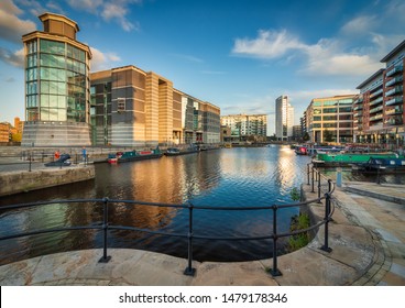 Clarence Dock Leeds UK Cityscape