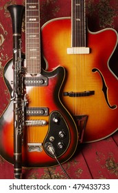 Clarinet and two guitars
