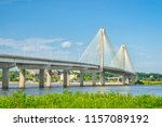 The Clark Bridge, a cable-stayed bridge across the Mississippi River between West Alton, Missouri and Alton, Illinois.