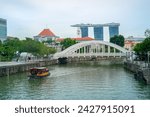 Clarke Quay, a historical riverside quay in Singapore, located within the Singapore River Planning Area