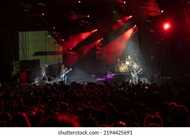 Clarkston, Michigan -USA- 08-16-2022: Alice In Chains Performs With Breaking Benjamin And Special Guests Bush And L.I.F.E. Project At The Pine Knob Music Theater