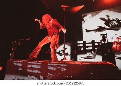 Clarkston, Michigan -U.S.A. - 09-18-2021: Rob Zombie Performing Live For RIFF Fest 2021 