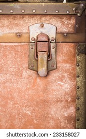 Clasp Of An Old Steamer Trunk