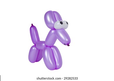 Classic balloon dog with eyes - Shutterstock ID 29282533
